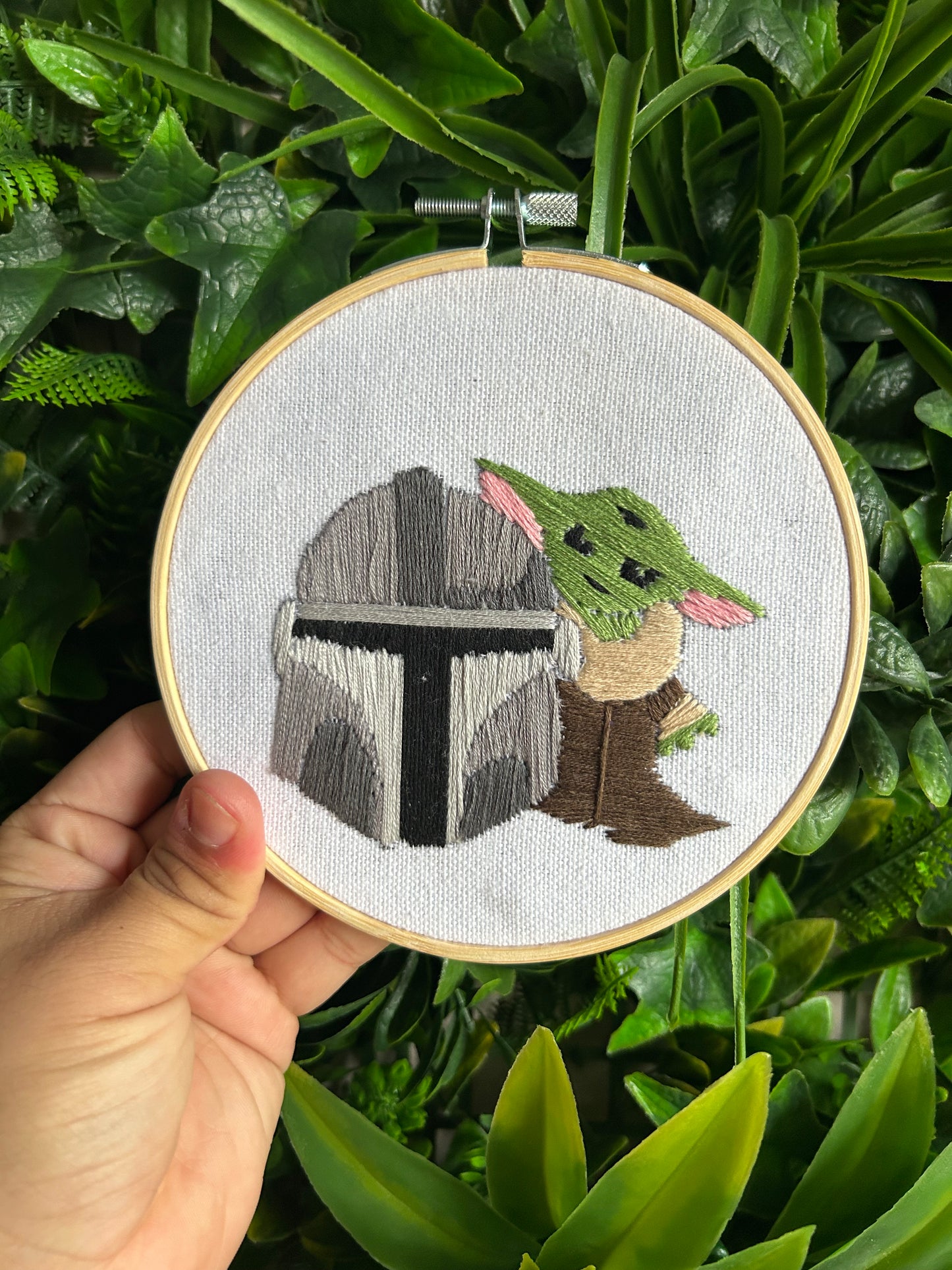 Grogu and Mandalorian - Embroidery (Star Wars)