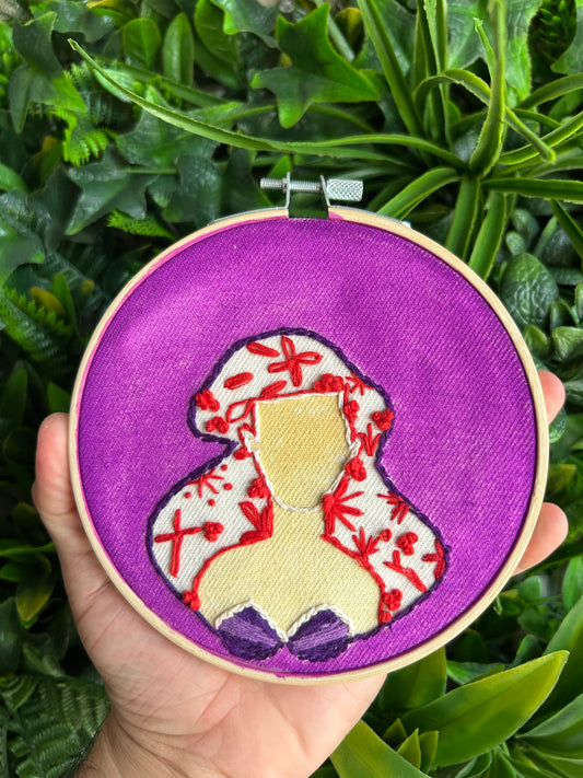 Princess Ariel- Embroidered Decor