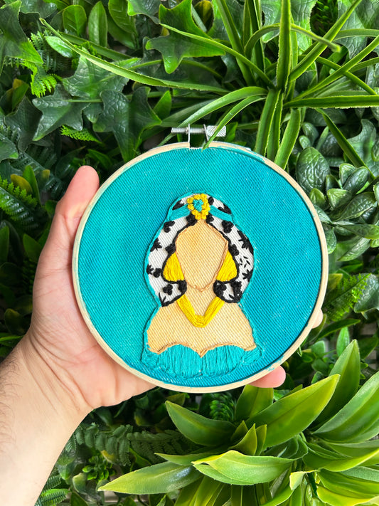Princess Jasmine- Embroidered Decor