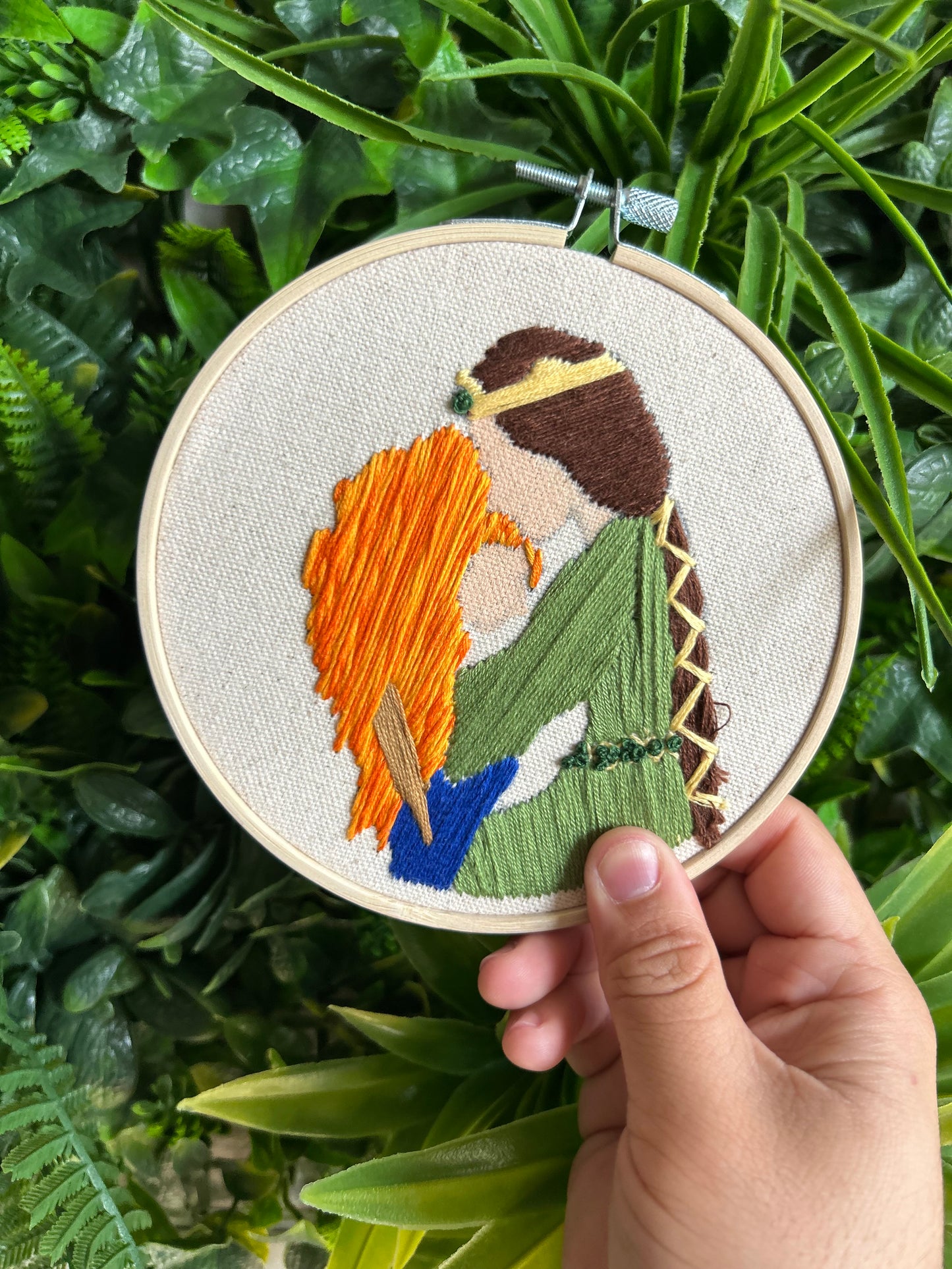 Princess Merida- Embroidered Decor