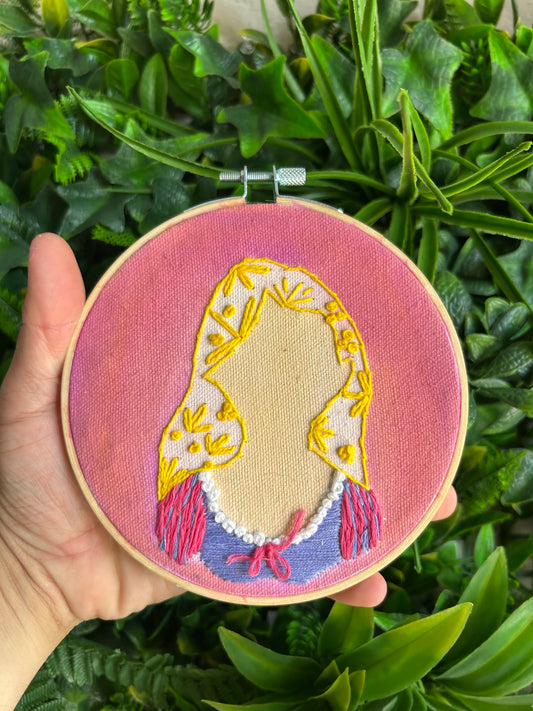 Princess Rapunzel- Embroidered Decor