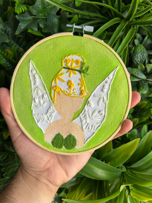 Tinker Bell- Embroidered Decor