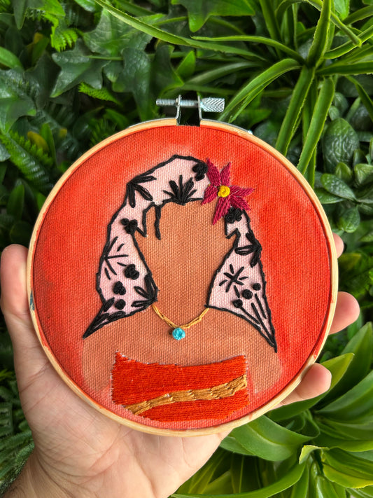 Princess Moana- Embroidered Decor
