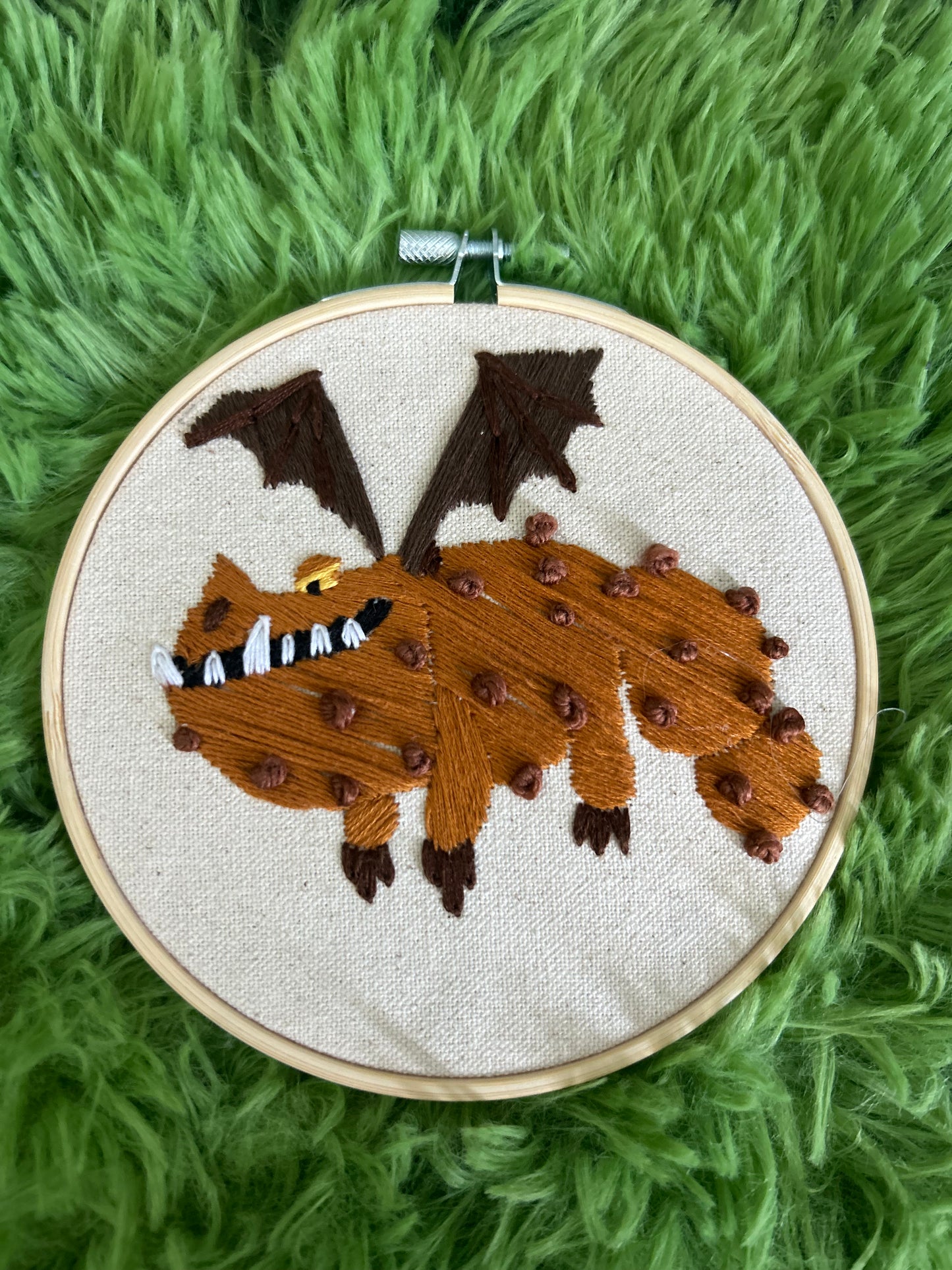 Fly High with Thread & Needle! 🐲🧵  -Embroidery decor (EPIC)