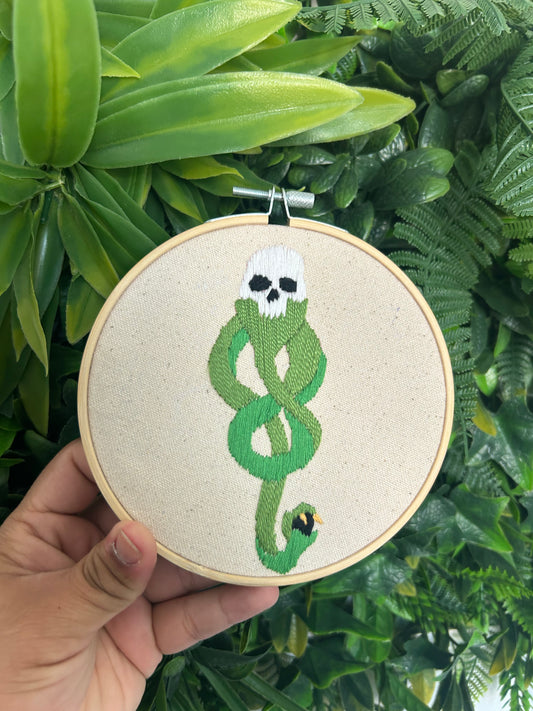 Magic Meets Thread & Needle! ⚡🧵  -Embroidery decor (EPIC)