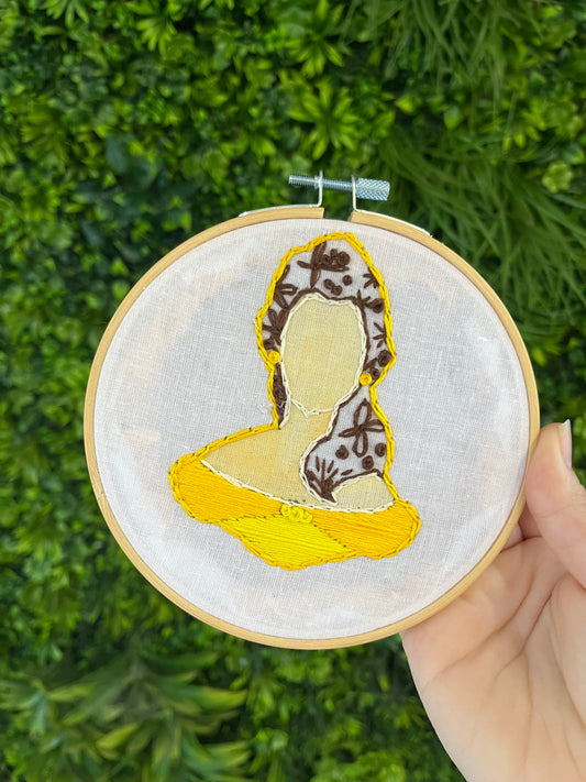 Princess Belle- Embroidered Decor