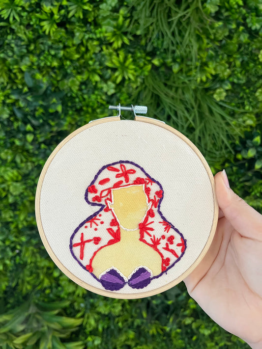 Princess Ariel- Embroidered Decor