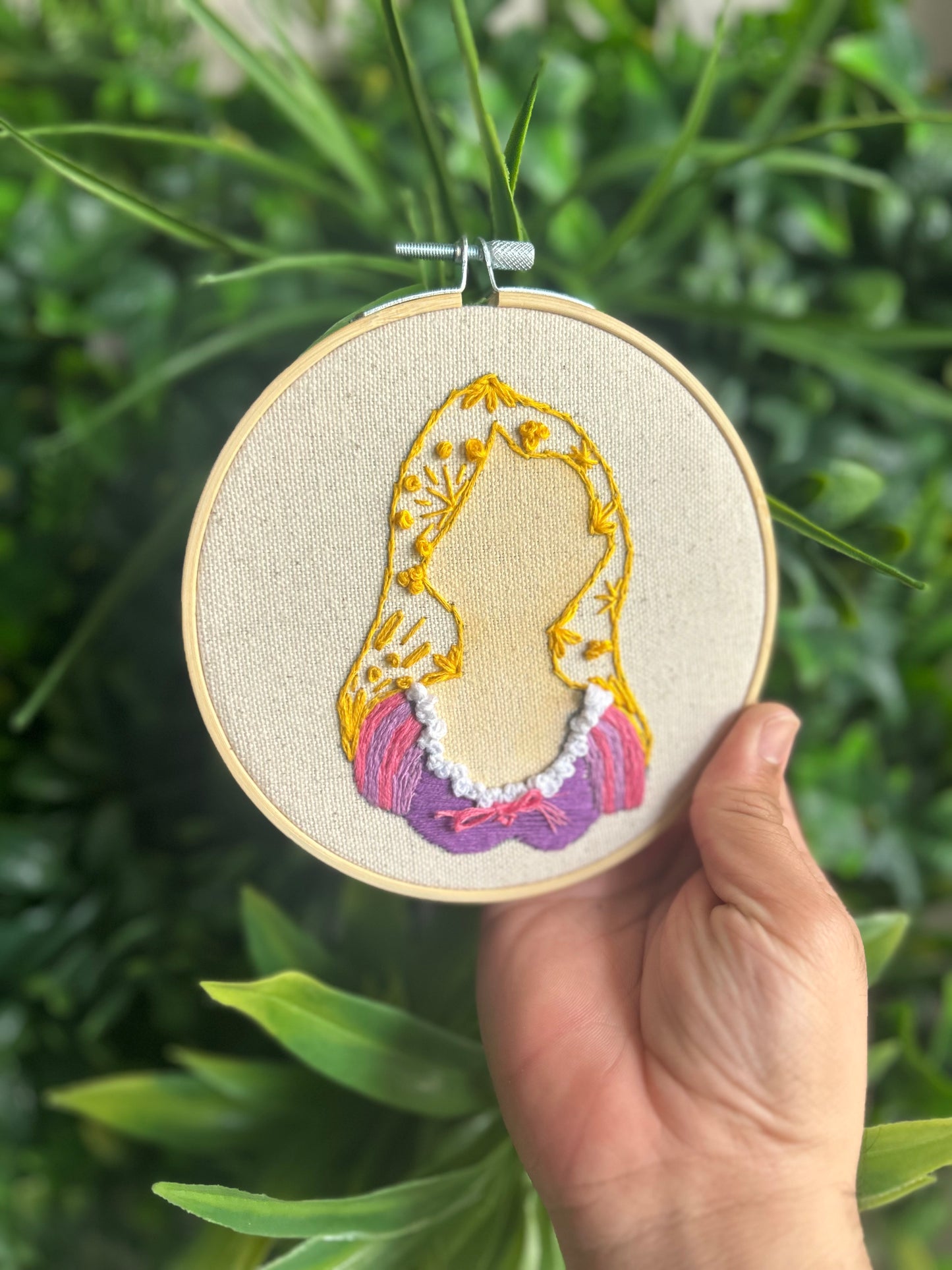 Princess Rapunzel- Embroidered Decor